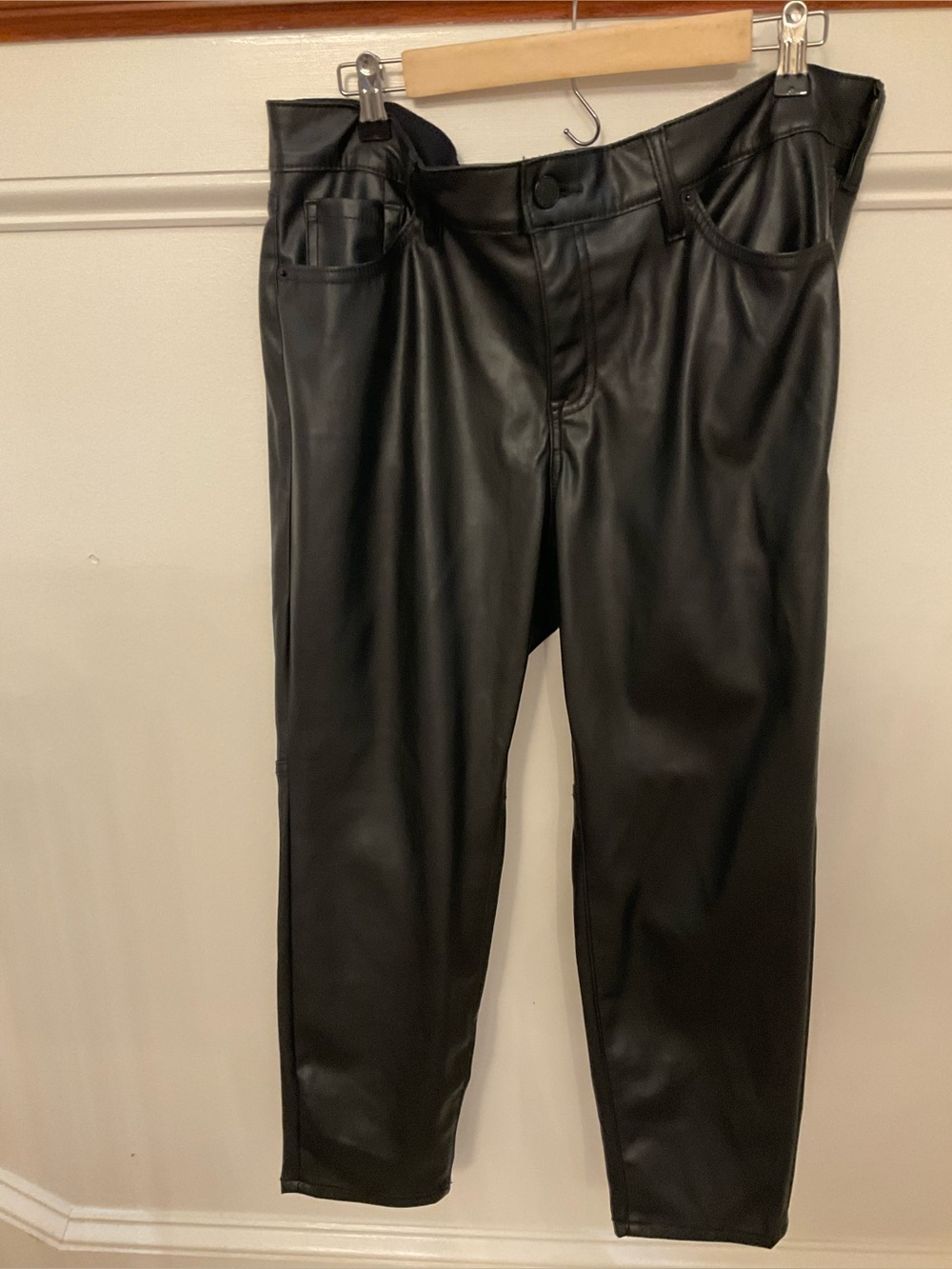 Torrid Studio High-Rise Straight Faux Leather Pant